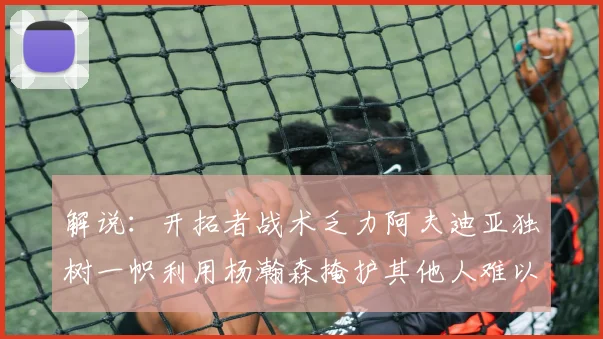 解说：开拓者战术乏力阿夫迪亚独树一帜利用杨瀚森掩护其他人难以配合